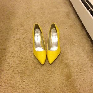 Yellow heels