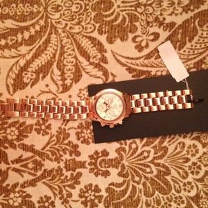 Rose gold watch NWT