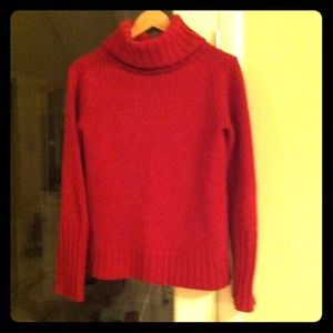 Gap Red Cowel Neck Sweater  Size Small