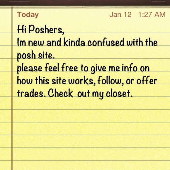 New to posh