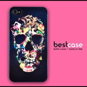 iphone 4 case, iphone 4S case - Memento Mori SKULL