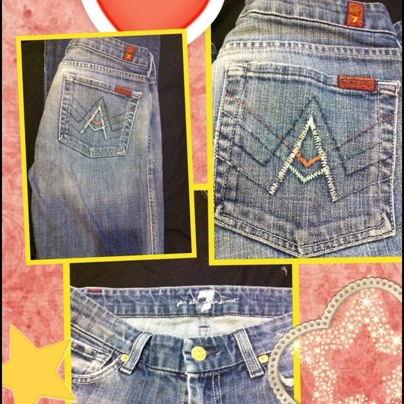 !!!SOLD!!! 7 For All Mankind Jeans - Picture 1 of 1