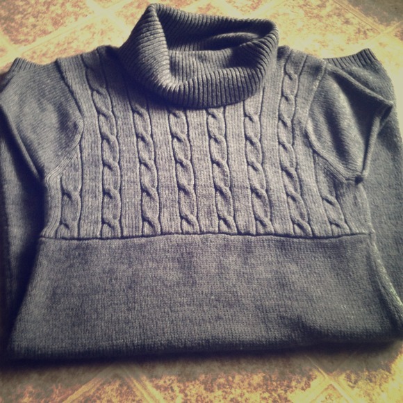 Sold! Cute  Grey Cowl Neck Sweater Dress❤