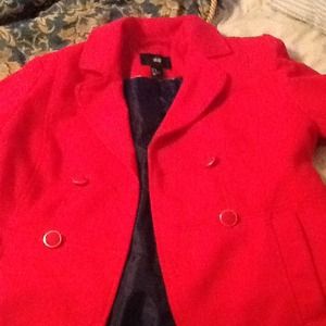 RESERVED 🔒trade with @roxyjane 🔒Red h&m blazer