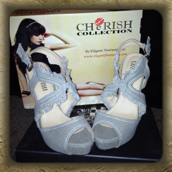 Brown denim sandal - Picture 1 of 3