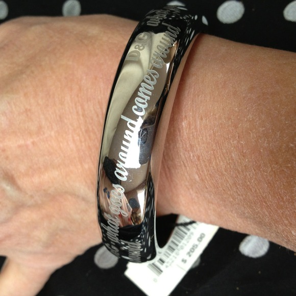 Silver Bangle Bracelet D & G ***Sold***