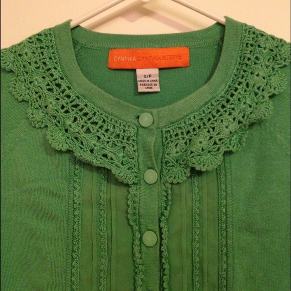 Cynthia Cynthia Steffe green cardigan - Picture 2 of 4