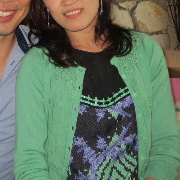 Cynthia Cynthia Steffe green cardigan - Picture 4 of 4