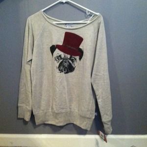RESERVED Pug sweater