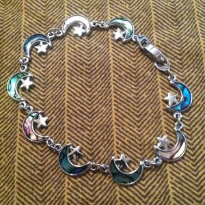 Star and moon bracelet