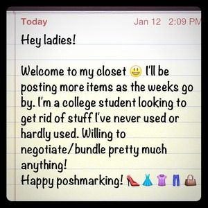 Clothes, shoes, accessories, and some home decor!