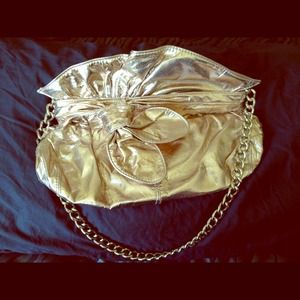 Shiny Rose Gold purse