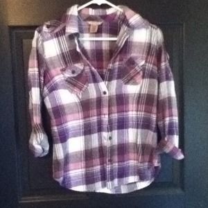 ❗SOLD❗Plaid shirt
