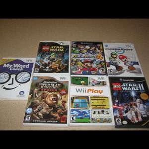 Wii and gamecube video games!! All great condition