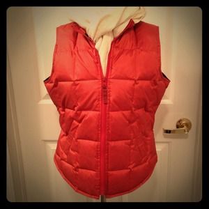 Pumpkin down vest