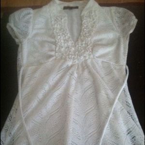 a nice casual and career womens blouse .