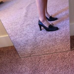 @@@Bundled!@@@ Brown Michael Kors loafer with heel