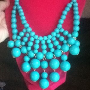 Reserved!!! Turquoise colored necklace. Brand new!