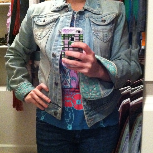 SOLD!!Duckhead Large Light Jean Jacket