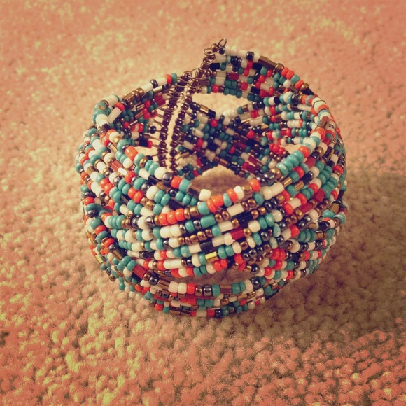 SOLD Unique Multi-Colored Beaded Bracelet SOLD