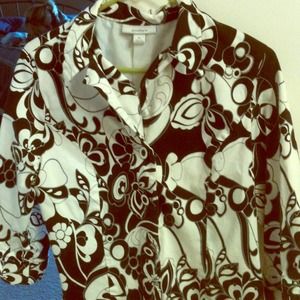 Black and white jacket!