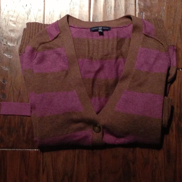 💜Purple and Taupe💜Gap Cardigan