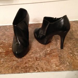 RESERVED. Black booties size 9