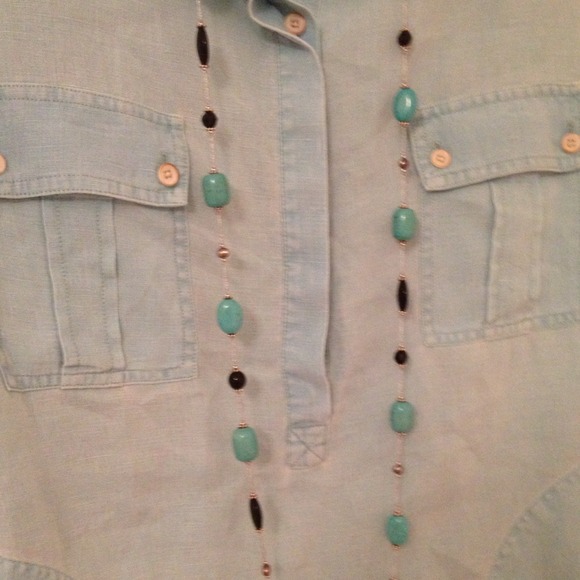 Park Lane Turquoise and Black Fashion Necklace - Picture 2 of 3