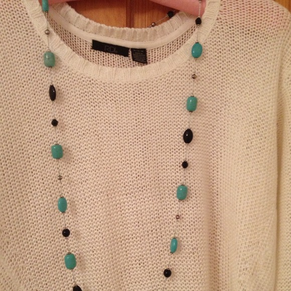 Park Lane Turquoise and Black Fashion Necklace - Picture 3 of 3