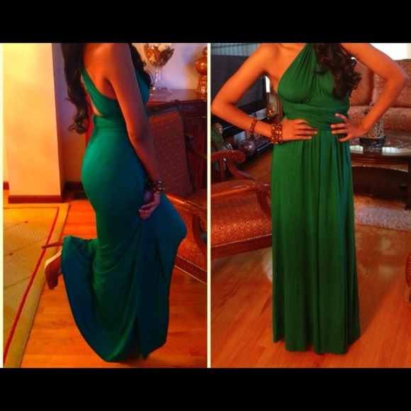 New Tart Collections Infinity Dress Cadmium Green