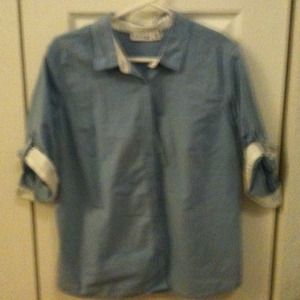 Button up stretch material