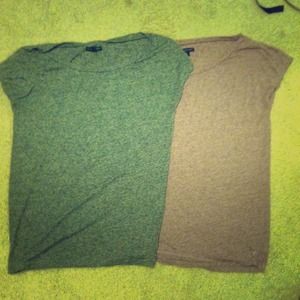 Pair of American eagle shirts