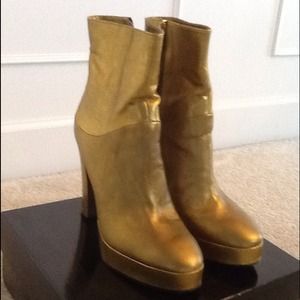 Authentic BIBA Platform Metallic Boots.