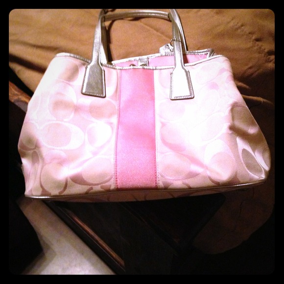 Authentic pink coach purse