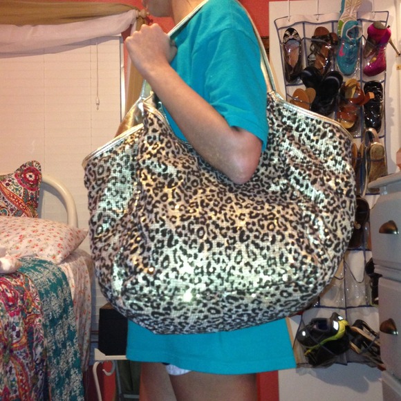 Glittery handbag