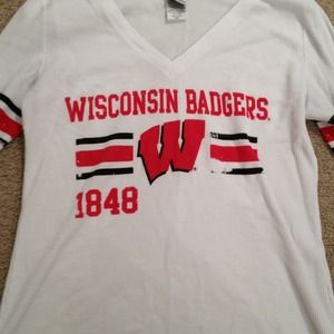 BUNDLED Wisconsin badger long sleeves shirt
