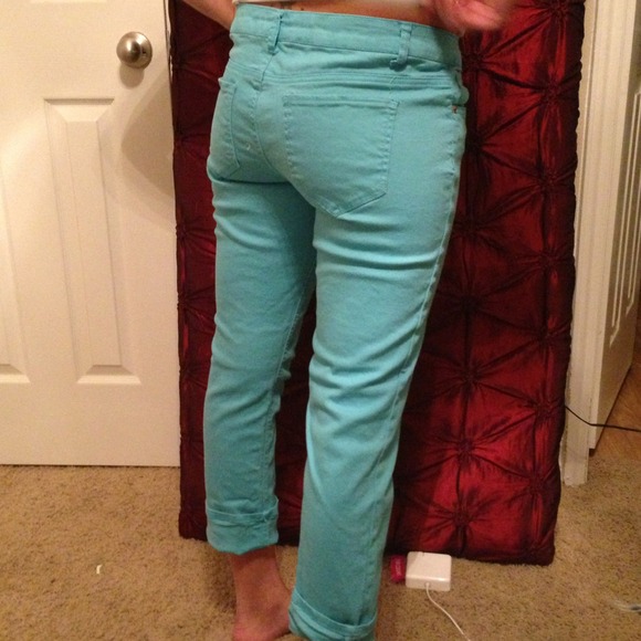 Turquoise jeans - Picture 2 of 2