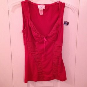 SOLD Dressy red top