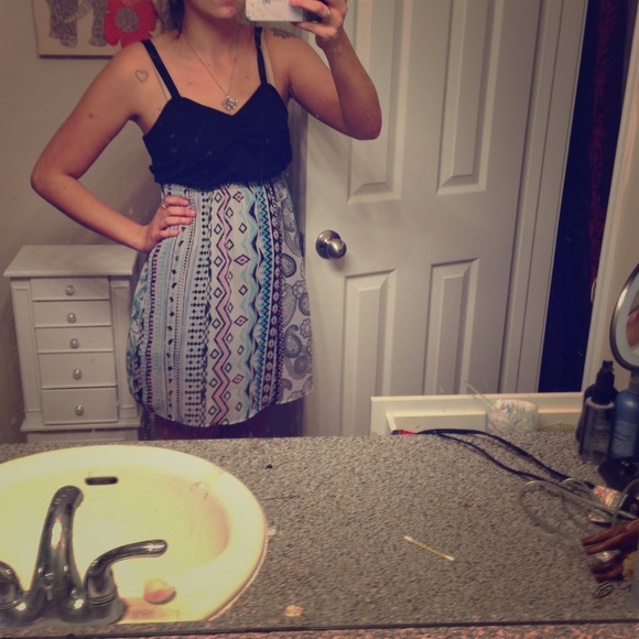 Printed summer dress