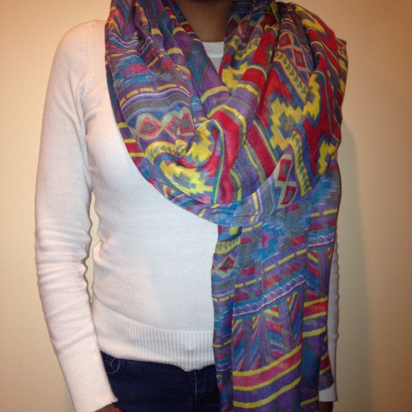 Aztec Multi Colored Scarf