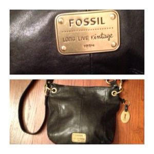 Leather Fossil purse