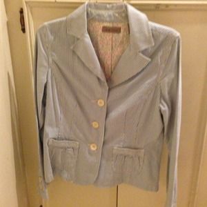 i.e. relaxed pinstriped blazer/jacket