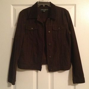 Brown Denim and Corduroy Jacket