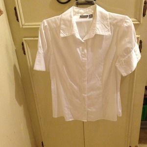 apt.9 white blouse