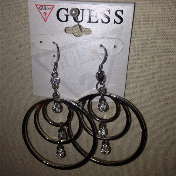 REDUCED Guess hoop earrings