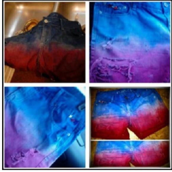 Creative / DipDye Shorts/Customize shorts or pants
