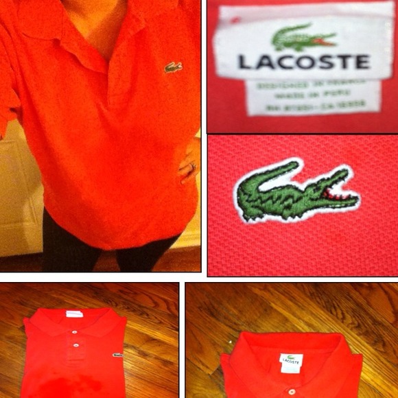 Lacoste Polo Agave red*reserved