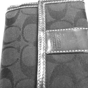 Coach Black wallet.