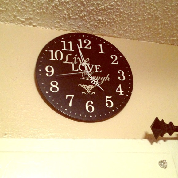 Wall clock  Live, Love, Laugh !PRICED REDUCED!