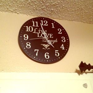 Wall clock  Live, Love, Laugh !PRICED REDUCED!